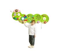 VEVOR Panneaux Muraux d'Activités Chenille Jouet Mural Sensoriel Enfants 12 Jeux