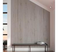 Panneaux muraux en MDF, panneaux acoustiques, décoration intérieure, stickers muraux, matériau 3D MDF / 1 pièce = 0,54 m² / 1 pièce = 90 cm x 60 cm x 1 cm / 1 cm d'épaisseur (Stockholm)