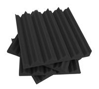 Panneaux muraux en mousse acoustique, Pack de 12, panneaux d'insonorisation, pour la maison, le Studio, la suppression du bruit