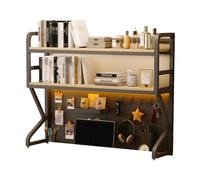 Panneaux muraux - Kit de rangement mural noir pour garage, artisanat, bureau, étagère à outils, installation facile, 100 x 24 x 95 cm - Optimisez l'espace et désencombrez