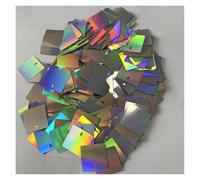 Panneaux Muraux Lumineux Lot de 5000 Paillettes Scintillantes for décoration Murale Mariage, Effet Miroir Turquoise Scintillant(Rainbow Silver)