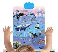 Panneaux muraux Parlants pour | Jouet Interactif en Anglais - Affiche Électronique Interactive Parlant,pour L'utilisation dans La Salle De Jeux De Maternelle