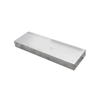 Panneaux muraux, plaque de barre plate en aluminium, blocs for fraisage, épaisseur 6mm, 8mm à 100mm, 110mm, 120mm, 150mm, 160mm longueur, carreaux(6x40x50mm)