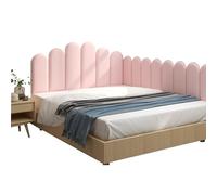 Panneaux muraux rembourrés 3D pour chambre d'enfant - Anti-collision - Facile à nettoyer - Design simple et moderne - Assemblage sain et facile - 180 cm - Taille B