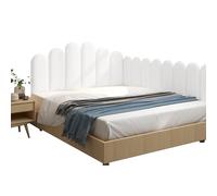 Panneaux muraux rembourrés 3D pour chambre d'enfant - Panneaux de tête de lit rembourrés 3D - Anti-collision - Facile à nettoyer - Design simple et moderne - Matériau sain - Assemblage facile