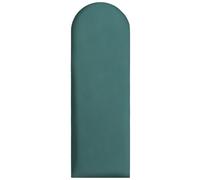 Panneaux muraux rembourrés 90x30 cm - pour un montage très facile à faire soi-même, en velours, avec rembourrage doux, couleur mer - tête de lit décorative pour chambre, bureau, chambre d’enfant