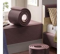 Panneaux muraux rembourrés auto-adhésifs 3D anti-collision pour enfants, panneaux de tête de lit à décoller et à coller soi-même pour chambre à coucher et chambre d'enfant, 60 x 700 cm (l x L)