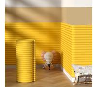 Panneaux muraux rembourrés auto-adhésifs 3D anti-collision pour enfants, panneaux de tête de lit à décoller et à coller soi-même pour chambre à coucher et chambre d'enfant, 60 x 700 cm (l x L)