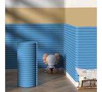 Panneaux muraux rembourrés auto-adhésifs 3D anti-collision pour enfants, panneaux de tête de lit à décoller et à coller soi-même pour chambre à coucher et chambre d'enfant, 60 x 700 cm (l x L)