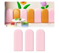 Panneaux muraux rembourrés pour enfants - Rembourrage mural anti-collision, autocollants muraux 3D et panneaux de tête de lit pour chambre à coucher, crèche et salle de jeux