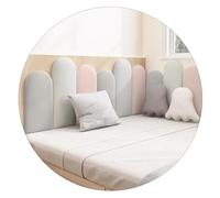 Panneaux muraux rembourrés pour tête de lit d'enfant - Design anti-collision - Convient aux lits simples et doubles