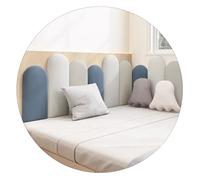Panneaux muraux rembourrés pour tête de lit d'enfant - Design anti-collision - Convient aux lits simples et doubles