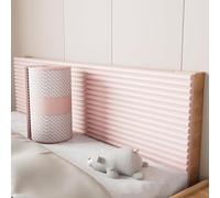 Panneaux Muraux Rembourrés, Rembourrage Mural élastique Anti-Collision pour Chambre D’Enfant, Rembourrage Mural Anti-Collision épaissi, Bande Anti-Collision A, Pink, 20 cm x 2 m 2pcs