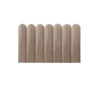 Panneaux muraux tête de lit - 210 cm - Velours - Beige - JAPI de Pascal Morabito Beige