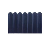 Panneaux muraux tête de lit - 210 cm - Velours - Bleu - JAPI de
