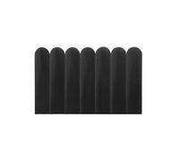 Panneaux muraux tête de lit - 210 cm - Velours - Gris - JAPI de