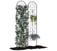 Panneaux Pas Creuser Clôture De Chien Extérieur - 55 En Haute Barrière Animale Inoxydable Avec Porte, Panneaux Décoratifs De Clôture De Jardin Pour La Frontière De La Cour, Patio (55 x 11,8 Pouces)