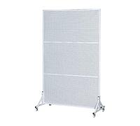 Panneaux perforés et présentoir au sol, séparateur de pièce portable et support de rangement mobile pour expositions d'artisanat, bijoux, ustensiles de cuisine et plantes