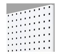 Panneaux perforés muraux pour salle d'artisanat, garage et cuisine - Organisateur d'affichage argenté, 60 x 40 cm, parfait pour les bijoux, les outils et les accessoires, étagères murales de vente au