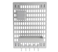 Panneaux Perforés Muraux Ps Multifonctions Cuisine et Chambre | Rangement Mural Gain de Place, pour Petits Objets et Mini Plante