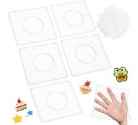 Panneaux perforés transparents résistants à la chaleur 5 mm - Fournitures de perles pour , adolescents, adultes, garçons, filles, fils, activités amusantes