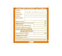 Panneaux permis de construire Mondelin 80x80cm