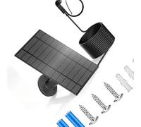 Panneaux photovoltaïques avancés pour une utilisation en extérieur avec batterie rechargeable intégrée de 4000 mAh et mesure l'état de charge des panneaux photovoltaïques de sécurité