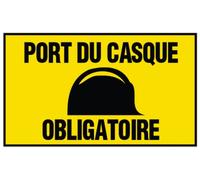 Panneaux Port casque obligatoire - 300 x 200 mm - NOVAP - 4304342