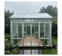 Panneaux pour Serres en Polycarbonate Plaques de Toiture en Plastique 1 Mm d'épaisseur Étanches Thermo Isolantes pour Serres, Toitures, Terrasses(1.2x4m/3.94x13.12ft)
