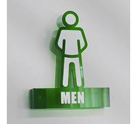 Panneaux pour toilettes unisexes, Panneau d'identification des toilettes, panneaux de salle de bains en acrylique, hommes et femmes, toilettes