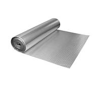 Panneaux réfléchissants thermiques à bulles en alu Feuille de radiateur autocollante à double isolation à bulles d'aluminium, plusieurs tailles(1mx8m)
