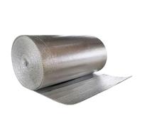 Panneaux réfléchissants thermiques à bulles en alu Film d'isolation thermique autocollant réfléchissant en aluminium à bulles 1 x (1 à 10) m(1x9m)