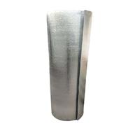 Panneaux réfléchissants thermiques à bulles en alu Rouleau isolant en feuille déflectrice de chaleur for radiateur, réflecteur thermique à double bulle en aluminium, plusieurs tailles(1x10m)