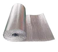 Panneaux réflecteurs de radiateur, rouleau isolant à bulles en aluminium double couche autocollant, réfléchissant, plusieurs tailles (1 x 5 m)(1x1m)
