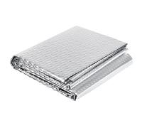 Panneaux réflecteurs pour radiateurs, Rouleau isolant en aluminium à double bulle, autocollant, réfléchissant, argenté, plusieurs tailles(1x5m)