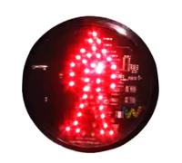 Panneaux Routiers Automobiles Et Piétons,Feux De Signalisation For Piétons À 200 LED De Qualité Industrielle (taille : 12 V)(Model 200 pedestrian red static)