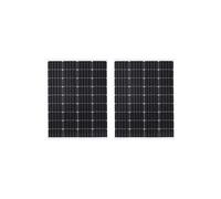 Panneaux solaires 2 pcs 100 W Monocristallin Verre de sécurité