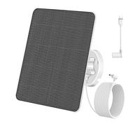 Panneaux solaires 6 W compatibles avec les batteries Spotlight Cam Plus/Pro et Stick Up Cam, câble de charge de 3 m, panneau solaire IP65 avec charge continue de 5 V