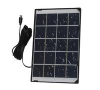 Panneaux solaires - Banque d'alimentation portable à montage réglable 30 W 5 V | Panneau de chargement de caméra de sécurité extérieure pour téléphones, lanterne, ventilateur, alimentation, panne, ten