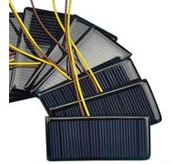 Panneaux solaires miniatures - Un ensemble complet de dix unités offrant des solutions énergétiques efficaces évaluées à une tension de sortie égale à cinq volts