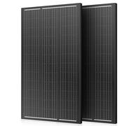 panneaux solaires monocristallins 240 W avec cadre en aluminium haute efficacité, module PV pour batteries 12 V, bateaux, maisons mobiles, abris de jardin, maisons (120W x 2)