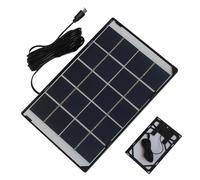 Panneaux Solaires - Panneau De Charge Solaire À Montage Réglable 30 W 5 V | Panneau De Sortie De Type C pour Caméras De Sécurité, Téléphones, Batterie Externe, Ventilateur Lanterne, Camping en Plein