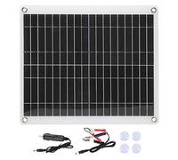 Panneaux Solaires Polycristallins 25W Flexibles Portables, Charge USB Double, Usage Camping et Voyage - Écologique, Polyvalent, Compatible Laptops et Bateaux