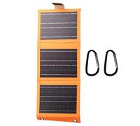Panneaux solaires portables - Panneau solaire portable pliable - Chargeur de batterie compact et léger pour camping, utilisation extérieure et sécurité avec design spatio-