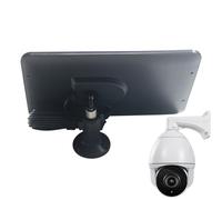 Panneaux solaires pour caméras - Support solaire étanche, panneau de chargeur de caméra réglable de 20 W | Pour la maison Porte d'entrée Arrière-cour Allée Jardin Chantier Garage