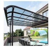 Panneaux Toiture en Polycarbonate, Panneaux Lucarne 1 Mm Épaisseur Abris Protection Contre Pluie Extérieur pour Jardin, Maison, Couverture Toit, Terrasses(1x3m/3.28x9.84ft)