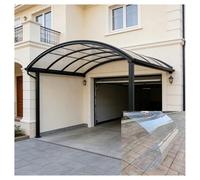 Panneaux Toiture en Polycarbonate, Panneaux Shed Dachblech 1 Mm Épaisseur Abris Protection Contre Pluie Extérieur pour Jardin, Maison, Couverture, Terrasses(0.6x10m/1.97x32.8ft)