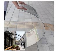 Panneaux Toiture en Polycarbonate Transparent, Plaque Toiture Transparente Plaque Plastique Transparente 1 Mm Épaisseur pour Terrasses, Cloisons, Auvents, Jardins(0.8x6m/2.62x19.68ft)
