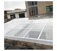 Panneaux Transparents pour Serres, Tôles d'isolation Thermique Toitures Toitures Abris Jardin pour Serres, Jardin, Voiture, Cabanes Facile Découper(0.6x10m/1.97x32.8ft)