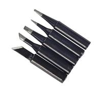 Pannes de fer à souder, Ensemble de 5 pointes fer à souder en cuivre 900M multicolores for station soudage(Black)